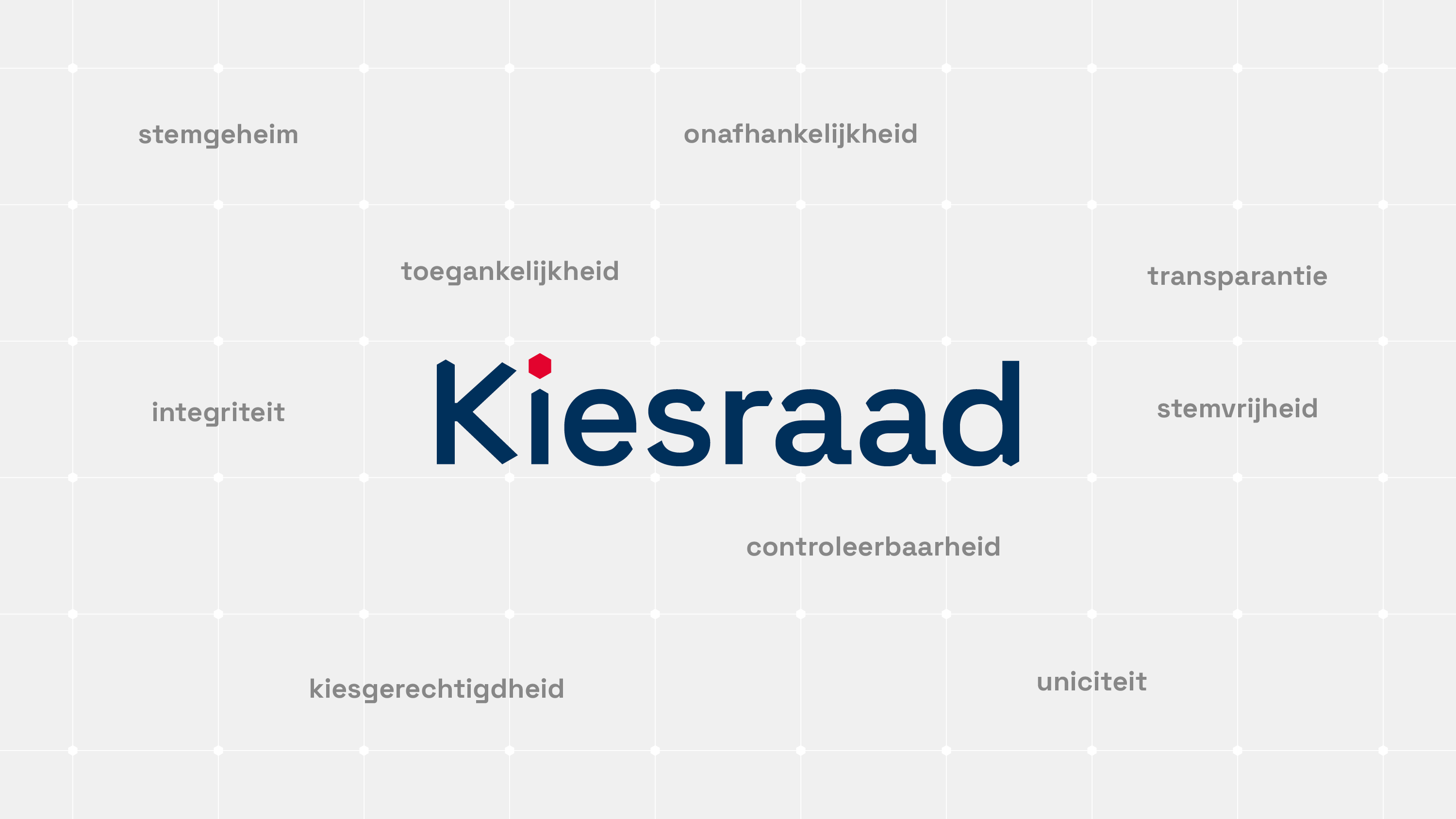 the guarantees required for good elections: voting secrecy, independence, accessibility, transparency, integrity, verifiability, freedom to vote, right to vote, uniqueness